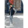 Male vest, size 46, dark blue color