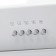 Exposure Krona Vierkant 600 Black PB, inclined, 890 m3/h, 3 speeds, 60 cm, white