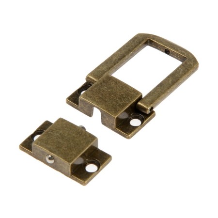 Castle Castle on a box ZM01, 3.2x2.5 cm, bronze color-2