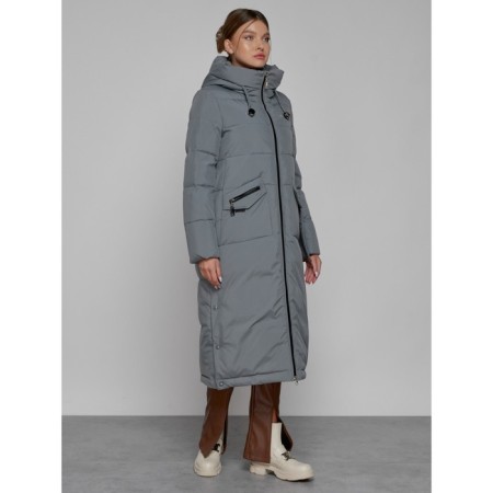 Coat insulated winter female, size 42, color gray-2