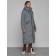 Coat insulated winter female, size 42, color gray
