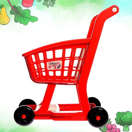 Propeling trolley "Shoping" with products, 42 items-5