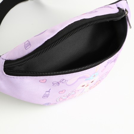 Board children's belt with lightning, lilac color-2