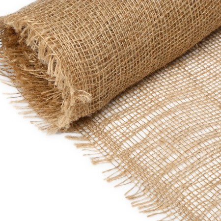 Natural jute, 5 × 0.95 m, density 190 g/m², weaving 34/24