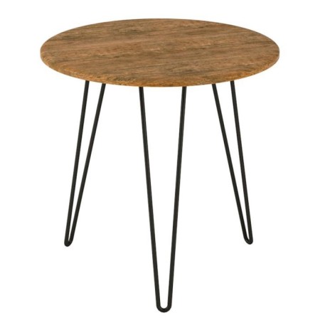 Journal table "Reed 530", 550 × 550 × 550 mm, American oak color