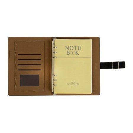 Organizer "New" A5, with a head of 92 sheets in a ruler, leatherette cover, mix-5