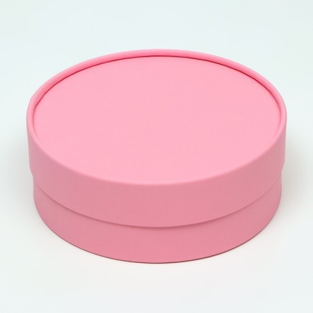 Box - tube 2 in 1, low with a dull lid "Pink", 21 x 7 - 18 x 6 cm-3