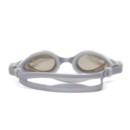 ATEMI N9202M swimming glasses, silicone, silver color-2