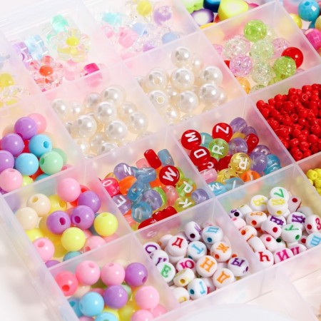 Set for creating jewelry "Assorted" beads/beads, fishing line, accessories-7