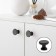 Handle button Cappio PK320, D = 24 mm, black color