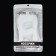 Socks for pedicure, silicone, with a strap, 16 × 9 cm, size m, color white