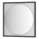 Mirror in a baguette frame with LED lighting 15 W, 70x70 cm, without a switch, neutral white light, h.