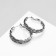 Earrings Metal "Bohemia" flash mah, color silver