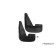 Spray-heads front jeep compass, 2011-2016, polyurethane, 2 pcs