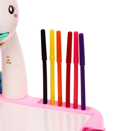 Projector-Stolik "Unicorn", light, sound, color pink-5