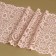 Lace elastic fabric, 190 mm × 2.7 ± 0.5 m, pink-beige color