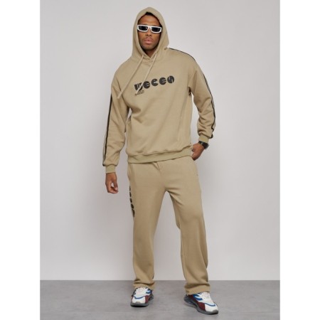 Sports suit men's, size 48, beige color-3