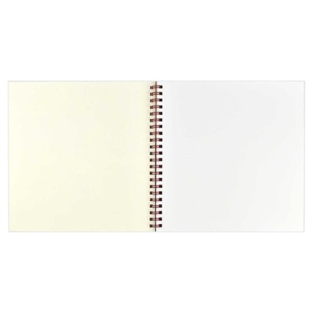 Sketchpad 195 x 195 mm, 40 sheets on the crest "Cat and flashlights", covered cardboard, embossing foil, block 100 g/m²-3