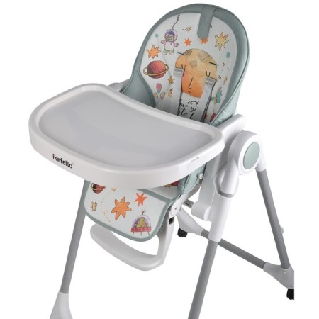 Стульчик для кормления детский Farfello Grace, цвет серый-15