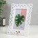 Photo frame plastic 10x15 cm "heart" white 21x16x0.9 cm