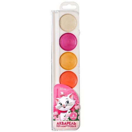 Watercolor pearl "Kita Marie", 6 colors, without brush-3
