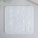 Mold Silicon "Earrings" 17 objects 15.5x16.3 cm
