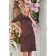 Women's dress, size 56, brown color