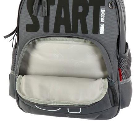 School backpack Bruno VisConti Start Up, 40 x 30 x 19 cm, ergonomic back, pencil case as a gift-9