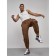 Joggers are sports male, size 50, brown color