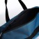 Road bag with lightning, external pocket, long belt, sea wave color