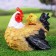 Garden figure "Chicken hen" 25x30cm