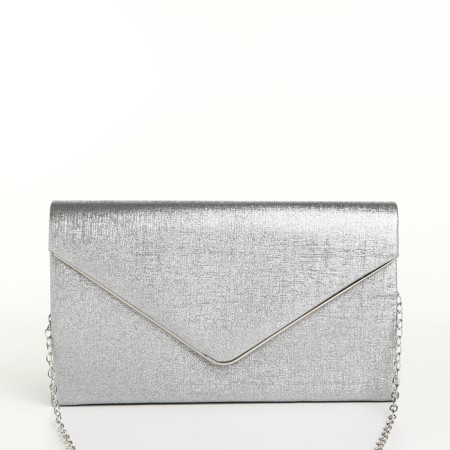 Female bag on a magnet, silver color