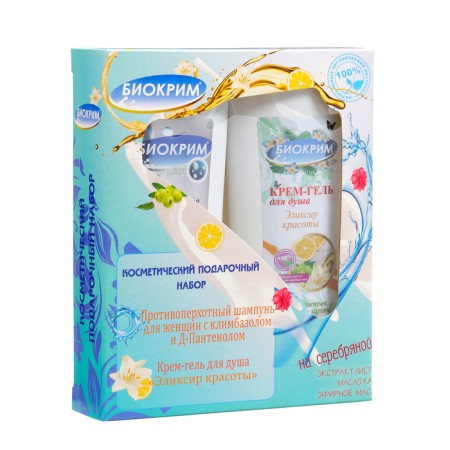 Gift set Female Biocream Shampoo, 250 ml + shower gel, 250 ml-1