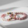 Set of bracelets 2 pcs. Shar No. 8 “Halzedon and Rodonite”, 5.5 cm