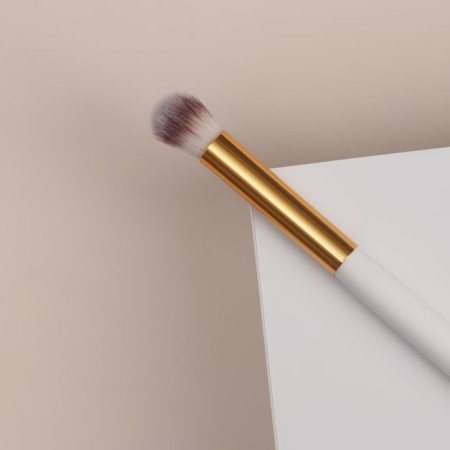Make-up brush "White", 18 (+/- 1) cm, white color-2