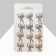 Brooch "Scissors" are small, color mix (indivisible packing 12 pcs., Price per pcs.)