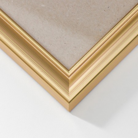 Photo frame plastic 30x45 cm, gold (plastic screen)-1