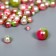 Beads for creativity plastic "Round. Gradient. Mermaid Pink and Green" d = 3-8mm, nr 10 g 74595