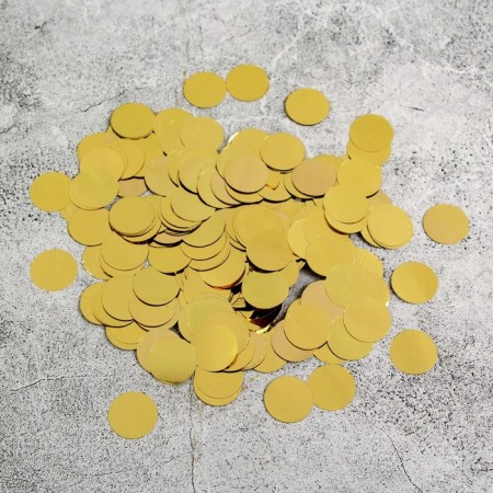 Filler for the ball "Cut Gold", 1 cm, set of 9 pcs.-1