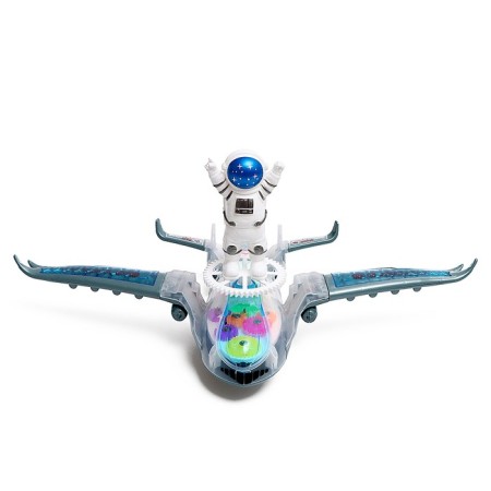 The gear aircraft, light and sound, works from batteries-1