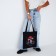 Bag Schoper "Expand the Horizons", 35x0.5x40 cm, Department without lightning, without lining, black