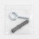 Scurip-ring tundra, white zinc, 8x70 mm, with dowels