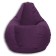 The hand-bag “Pear” is positive Real a, size L, diameter 80 cm, height 100 cm, velor, purple color