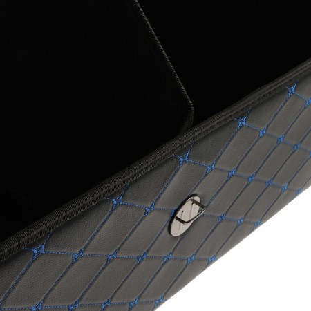 Organizer COFR in trunk, 55 x 30 x 31 cm, eco-leather, black-blue-6
