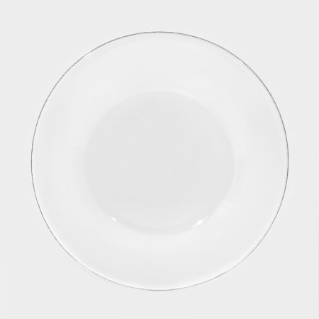 Glass plate Invitation, d = 19.5 cm, the color is transparent-1