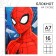Notepad A7, on the paper clip, 16 sheets, Spider-Man