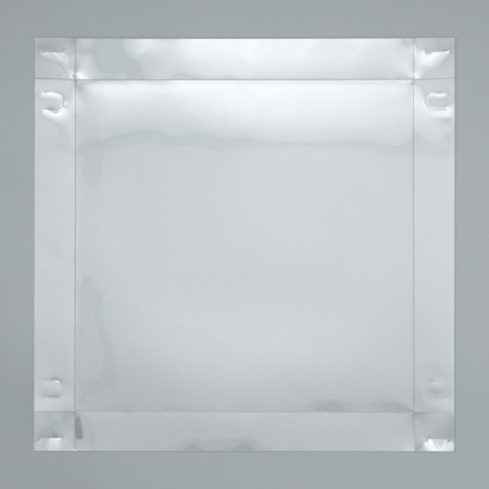 Cookie box, confectionery packaging with PVC lid, lace, 21 x 21 x 3 cm-5