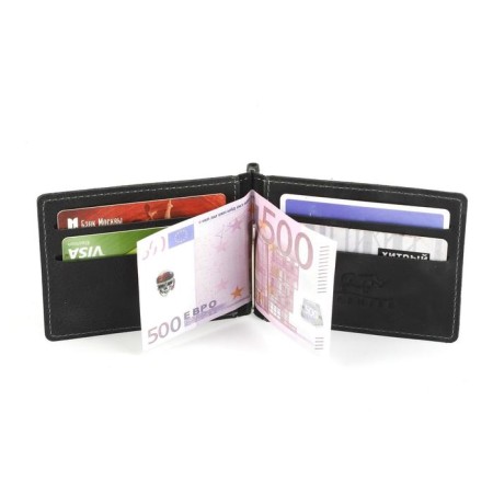 M-59 purse with a clamp, without a fastener, black pulp-1