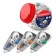 Corrective tape, Erichkrause Performance, with a fixation of the Auto-Lock applicator, 5 mm x 6 m, in a bank, mix