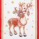 New Year's towel "Ethel" New Year's deer 40x67 cm, 100% hl, sarzha 190 g/m2